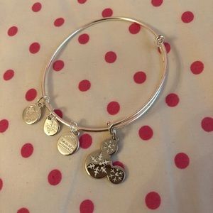 Alex and Ani Mickey Mouse Disney Silver Bracelet